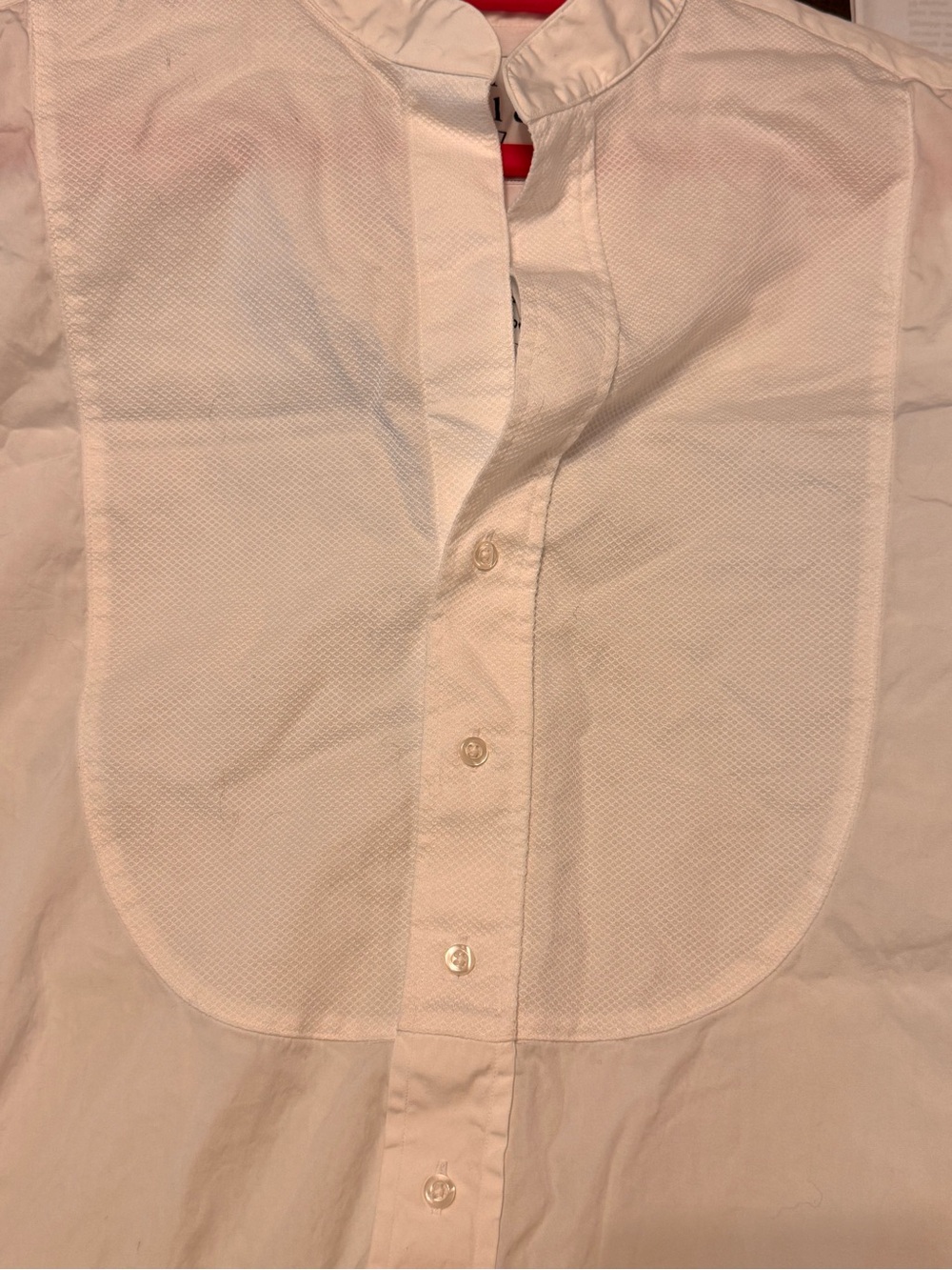 Frank & Eileen Women’s White Band-Collar Dress Shirt - Picture 14 of 14